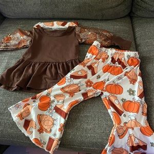 9-12 month old Thanksgiving outfit
